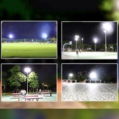 Đèn Pha Led Năng Lượng Mặt Trời Sân Vườn Siêu Sáng Công Suất 100W-800W