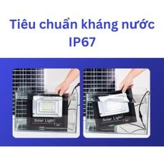 Đèn pha LED năng lượng mặt trời siêu sáng chống thấm nước