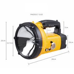 Đèn Pin Cầm Tay Siêu Sáng Ánh Sáng Mạnh 65W Sử Dụng Đi Câu Cá, Cắm Trại, Đi Rừng