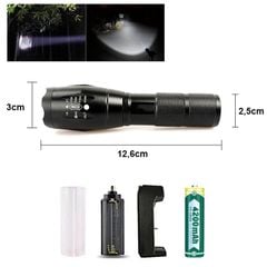 Đèn Pin Siêu Sáng Cầm Tay Chất Liệu Hợp Kim Nhôm Cao Cấp