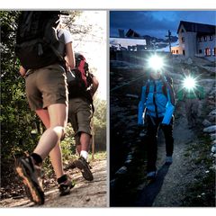 Đèn Pin Đội Đầu Chiếu Sáng Ngoài Trời 5 Bóng Led Siêu Sáng