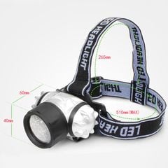 Đèn Pin Đội Đầu Giá Rẻ L7 9 Bóng Led 4 Chế Độ Sáng Dùng Đi Cắm Trại, Leo Núi, Đạp Xe