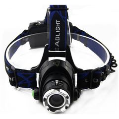 Đèn Pin Đội Đầu Siêu Sáng 1 Bóng Led Zoom Xa Gần