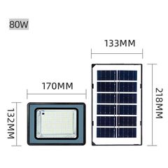 Đèn Gắn Tường Năng Lượng Mặt Trời 100W 369 LED Không Thấm Nước