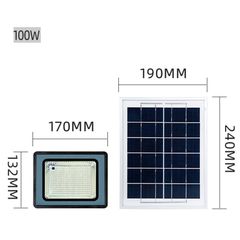 Đèn Gắn Tường Năng Lượng Mặt Trời 100W 369 LED Không Thấm Nước