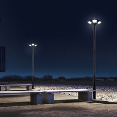 Đèn Năng Lượng Mặt Trời Sân Vườn Hình Đĩa Bay UFO 200W 400Led