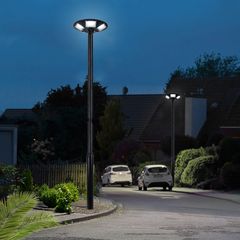 Đèn Năng Lượng Mặt Trời Sân Vườn Hình Đĩa Bay UFO 200W 400Led