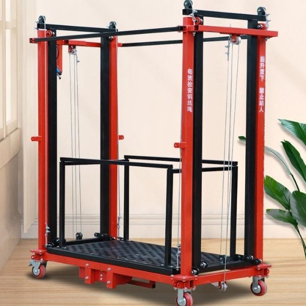 Giàn Giáo Điện Nâng Di Động Điều Kiển Từ Xa Có Thể Gấp Lại