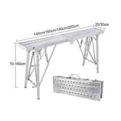 Giàn Giáo Gấp Gọn Di Động Thép Carbon Dài 1.2m/1.4m/1.6m/1.8m/2m