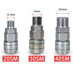 Khớp Nối Khí Nén 20-40 SM PM PF Sabo Đài Loan