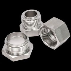 Khớp Nối Nhanh 2 Đầu Ren Ngoài Hoặc Đuôi Chuột Với Ống