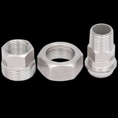 Khớp Nối Nhanh 2 Đầu Ren Ngoài Hoặc Đuôi Chuột Với Ống