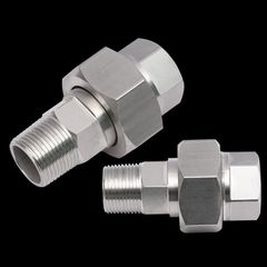 Khớp Nối Nhanh 2 Đầu Ren Ngoài Hoặc Đuôi Chuột Với Ống