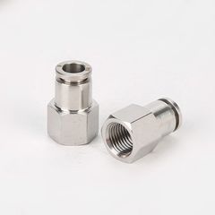 Khớp Nối Nhanh Khí Nén Loại Thẳng Bằng Inox Không Gỉ 304-316 PCF
