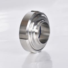 Khớp Nối Rắc Co Vi Sinh Inox 304 Ren Tròn Đầu Ống Hàn Φ12.7 - Φ102