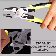 Kìm Đa Năng Bằng Thép CRV Cắt Uống Dây Thép, Sắt, Dây Mạng