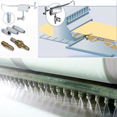 Béc Phun Nước Hai Lỗ Cắt Cạnh Giấy Dùng Trong Ngành Sản Xuất Giấy