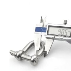 Mã Ní, Ma Ní Inox 304 - Còng Hình Chữ D vòng chữ U Bằng Thép Không Gỉ 304