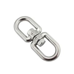 Vòng Móc Khóa Xoay Hình Số 8 Bằng Thép Không Gỉ 304 Cao Cấp Chịu Lực Tốt