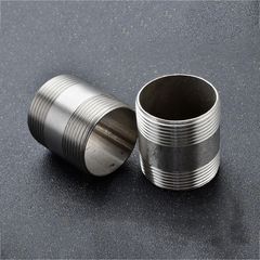 Măng Sông Ren Ngoài 2 Đầu Inox 304 Không Gỉ DN6-DN80