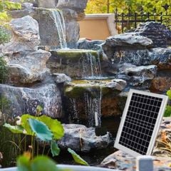 Máy Bơm Nước Năng Lượng Mặt Trời Cho Bể Cá 12V