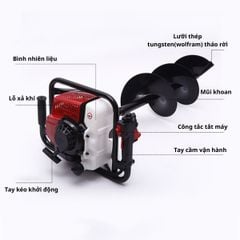 Máy Khoan Đất Chạy Xăng Công Suất 3600W