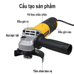 Máy Mài Cầm Tay 220V 850W Đánh Bóng Mài Cắt Kim Loại, Đá, Đồ Gỗ