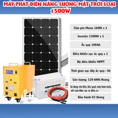 Máy Phát Điện Năng Lượng Mặt Trời Cho Gia Đình 500W - 10000W (Điện 220V)