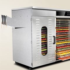 Máy Sấy Hoa Quả Lạnh 60 khay Inox 304