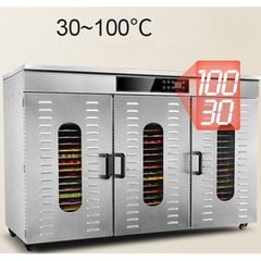 Máy Sấy Hoa Quả Lạnh 60 khay Inox 304