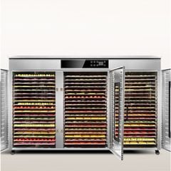 Máy Sấy Hoa Quả Lạnh 60 khay Inox 304