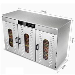 Máy Sấy Hoa Quả Lạnh 60 khay Inox 304