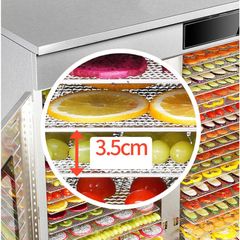 Máy Sấy Hoa Quả Lạnh 60 khay Inox 304