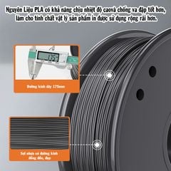 Nhựa in 3D PLA-F 1.75mm 1Kg Giá Tốt