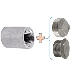 Nút Bịt Inox 304 Ren Ngoài DN06 - DN100 Bền, Đẹp, Giá Tốt