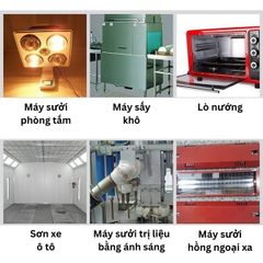 Ống điện trở thạch anh sợi carbon dùng trong máy sấy hồng ngoài, phòng sơn