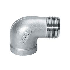 Co Điếu Inox SS304 - Co Nối Ren Trong Ngoài 90 Độ