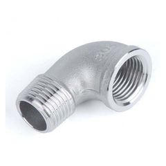 Co Điếu Inox SS304 - Co Nối Ren Trong Ngoài 90 Độ