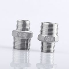 Ống Nối Giảm Lục Giác 2 Đầu Ren Ngoài Inox 304 DN8 - DN100