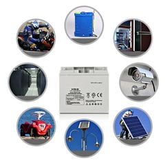 Pin Lưu Trữ Điện Mặt Trời Gel 12V 65AH-250AH Mới 100%, Khả Năng Xả Sâu Tốt, Tuổi Thọ 10 Năm