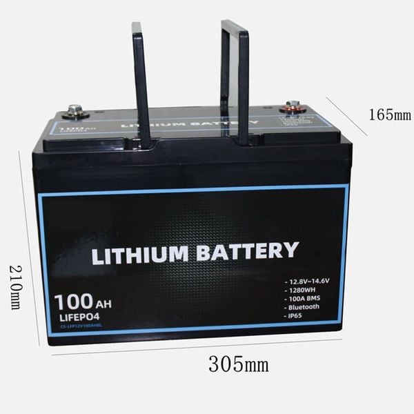 Pin Lưu Trữ Lithium Sắt Phosphate 12.8V 80Ah-200Ah