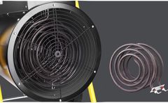 Quạt Sấy Gió Nóng Công Nghiệp 15KW Dạng Tròn