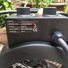 Quạt Sấy Gió Nóng Công Nghiệp 5KW Dạng Tròn