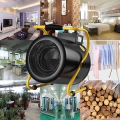 Quạt Sấy Gió Nóng Công Nghiệp 5KW Dạng Tròn