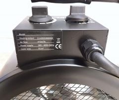 Máy Sấy Gió Nóng, Quạt Sấy Gió Nóng 9KW Dạng Tròn