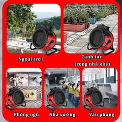 Quạt Sấy Gió Nóng Mini 2kw 3kw Sử Dụng Điện 220V