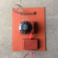 Thiết Bị Gia Nhiệt Dây Cao Su Silicone Dùng Cho Thùng Phuy Dầu, Nhựa Đường