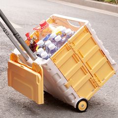 Thùng Đựng Đồ Gấp Gọn Vali Kéo Đa Năng 45L Dùng Trên Ô Tô, Đi Siêu Thị, Di Chuyển Đồ Nặng