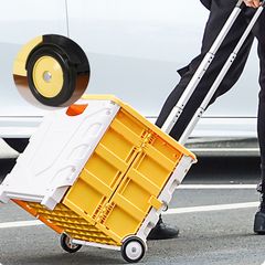 Thùng Đựng Đồ Gấp Gọn Vali Kéo Đa Năng 45L Dùng Trên Ô Tô, Đi Siêu Thị, Di Chuyển Đồ Nặng