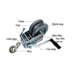 Tời quay tay DBK 1200LBS Mang Vác Vật Nặng Không Cần Dùng Điện Tải Trọng 544kg